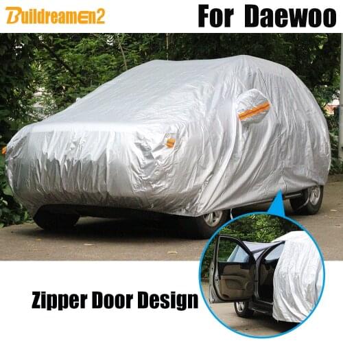 Buildreamen2 Waterproof Car Cover Sun Rain Snow Dust Protection Cover For Daewoo Magnus Tosca Prince Statesman Gentra Korando