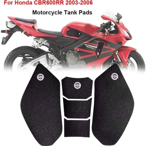 CBR600RR Motorcycle PVC Anti slip Fuel Tank Pads Gas Knee Grip Traction Sticker Protector For Honda CBR600RR 2003 2004 2005 2006