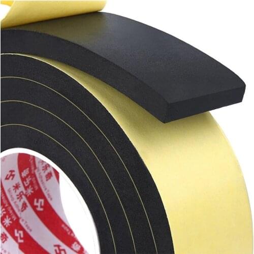 EVA black single-sided foam Tape wholesale Anti-collision cushioning sound insulation heat insulation sealing adhesive tape