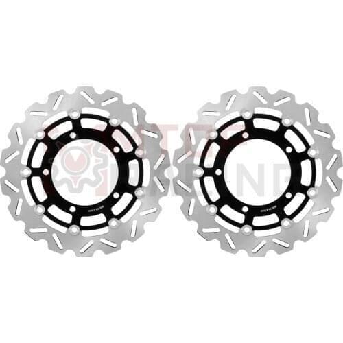 Front Brake Rotor Discs For Suzuki GSF1250 BANDIT 2007-2011 GSX1250FA 2010-2015 GSX1300R B-KING 2008-2013 GSX1300R HAYABUSA 2016