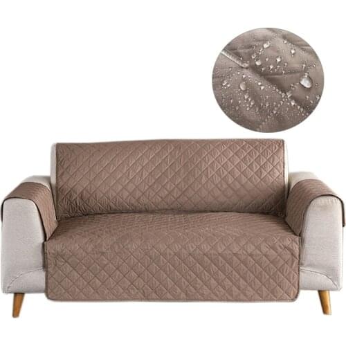 Reversible Quilted Sofa Couch Covers Waterproof Armchair Recliner Sofa Slipcovers for Dogs Pet Cats Furniture Protector Non-slip