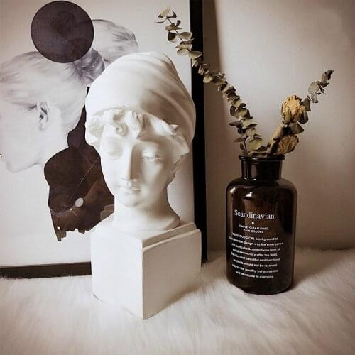 European Sketch Portrait Resin Gypsum Head Model House Household Jewelry Sculpture Portrait Decoration