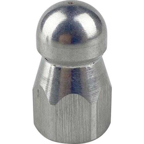 G 1/4" Pressure Washer Drain Hose Nozzle Sewer Clean Jetter Nozzle For Garden House Cleaning