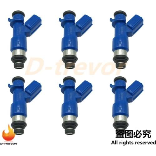 6pcs 410cc 16450-RWC-A01 Fuel Injector Nozzle for Honda Civic Acura RDX RSX K20 K24 B16 16450RWCA01