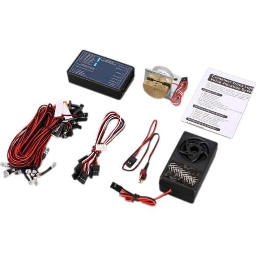 G.T POWER RC Truck Container Truck Lighting And Voice Vibration System Entry-Level For 1/14 RC Truck RC Car Spare Parts