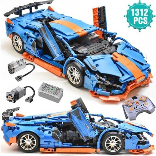 Super Sport Racing Car Building Blocks Speed Vehicle Simulation Model Bricks Toys Birthday Gift For Boyfriend