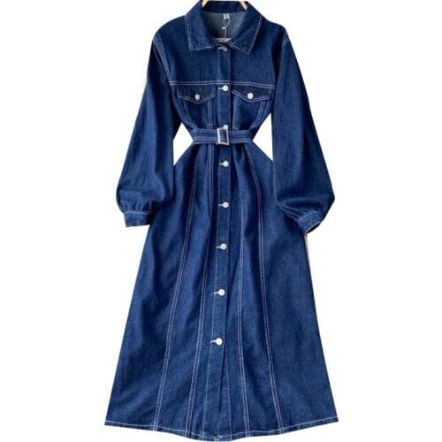 Модные джинсовые платья LUKAXSIKAX China At AliExpress