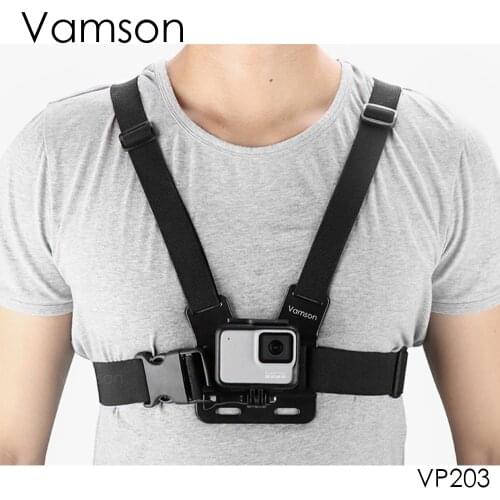 Vamson for Gopro 9 Accessories Chest Strap Belt Body Tripod Harness Mount For Gopro Hero 9 8 7 5 6 4 for Xiaomi for Yi 4K VP203