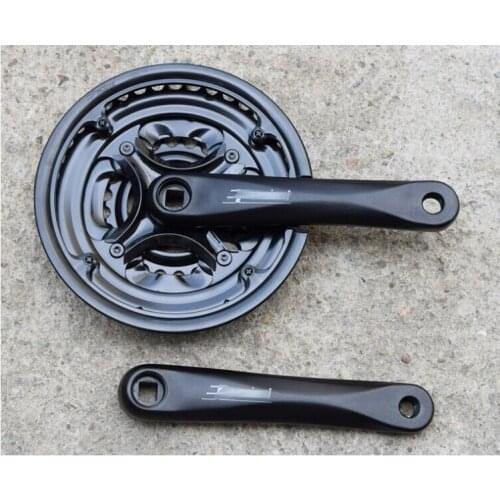 Inexpensive Mountain bike crankset aluminum alloy 42 t toothed plate of 7, 8, 9 speed bike bicycle high carbon steel gear disk