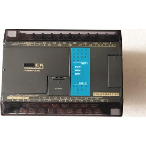 New Original PLC FBS-24MAR2-AC AC220V 14 DI 10 DO Relay Main Unit