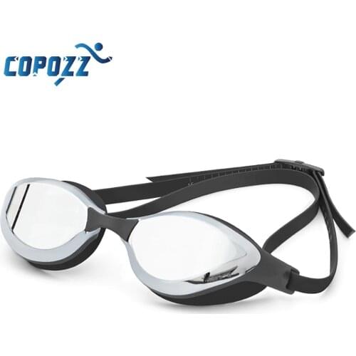 Men Women Swim Glasses Anti Fog UV Protection Adjustable Adult Swim Eyewear Professional Electroplate Leakproof Swimming Goggles