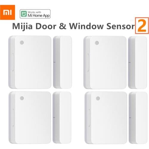 Original Xiaomi Door Window Sensor 2 Bluetooth 5.1 Light Detection Opening/Closing Records Overtime Unclosed Reminder Mijia App