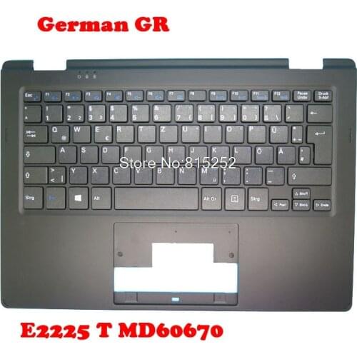 Laptop PalmRest&keyboard For MEDION AKOYA E2225 T MD60670 MD60669 MD60738 MD60711 MD60737 With German GR/Hungary HU keyboard