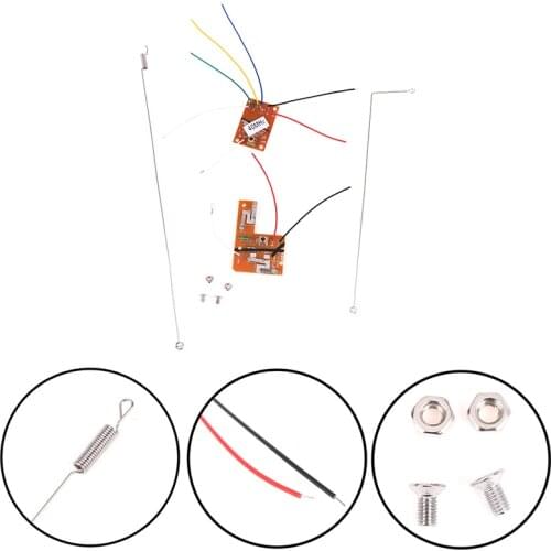 1 set RC remote control 40Mhz circuit PCB transmitter&receiver board Radio system 4.5v-6v for toy car