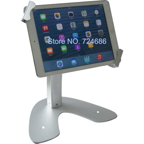 Universal 7-10.1 inch tablet desktop secure lock stand with metal frame table brace for Samsung Tab A/ TAB S/ Lenovo Tab