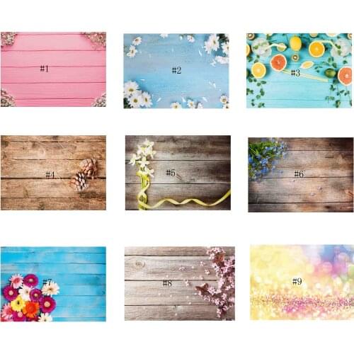 SHENGYONGBAO Vinyl Custom Photography Backdrops Prop Wood Planks theme Photo Studio Background NYL-02
