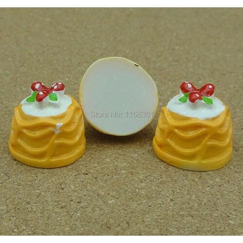 1pcs/lot resin yellow strawberry ice cake 16mm Cabochons Scrapbooking Hair Bow Center Card Frame Making Craft DIY B002-6