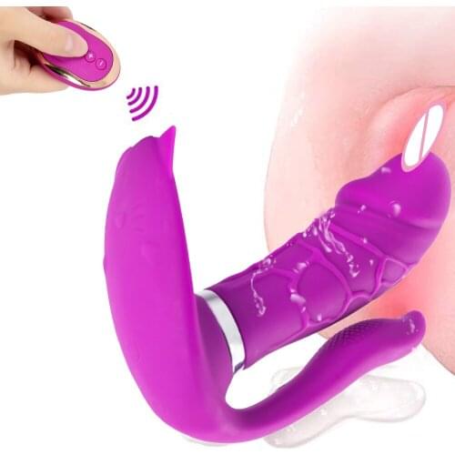 10 Powerful Remote Modes Clit Sucker Rechargeable Clitoris Stimulator Sex Toys for Women Clitoral Sucking G Spot Dildo Vibrator
