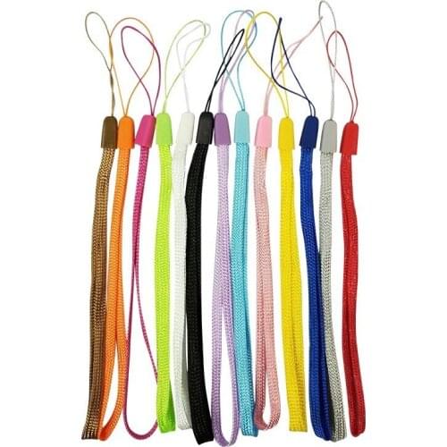 10PC Hand Wrist Lanyard Strap String for Phone iPhone 7 8 X 6 USB Flash Drives Keys Keychains ID Name Tag Badge Holders Keycord