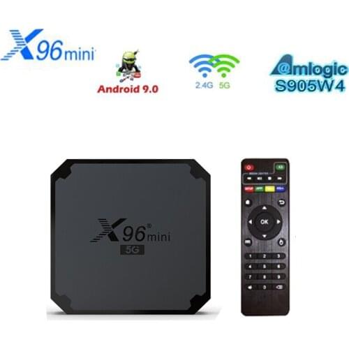 10pcs X96 Mini 5G Wifi Smart TV Box Android 9.0 S905W4 Quad Core 2GB RAM 16GB ROM Android9.0 4K Set Top Boxes Media Player