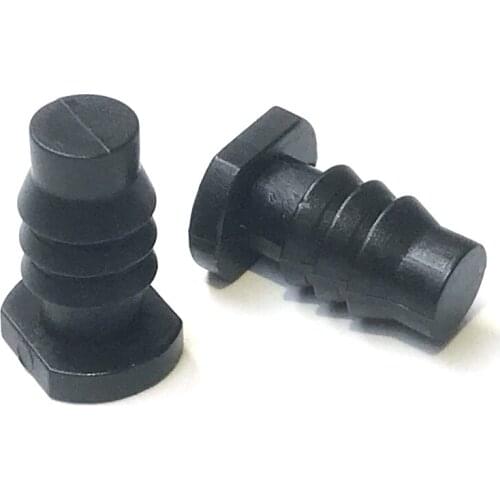 HM Barbed 8mm Hose End Caps Waterstop Connectors Garden Irrigation Agriculture System Pipe Tube End Plugs Closure Tools 20 Pcs