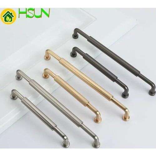 3.75" 5" 7.55" Drawer Pulls Bar Kitchen Cabinet Pulls Handles Door Handle Brushed Nickel Brass Gold Gun Modern Dresser Knobs