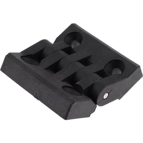 64mm X 64mm 4 Countersunk Holes Adjustable Torque Position Control Hinge, Black