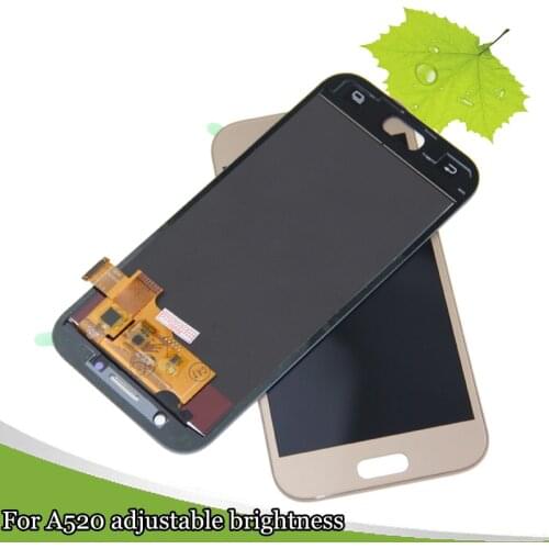 A520f LCD For Samsung Galaxy A5 2017 A520 SM-A520F LCD Display Digitizer Touch Screen Blue Black Gold Pink