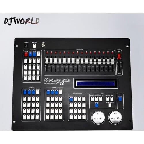 DMX Console Sunny 512 Stage DJ Light Controller For Party Pub Night Club Disco KTV Moving Heads Par Light
