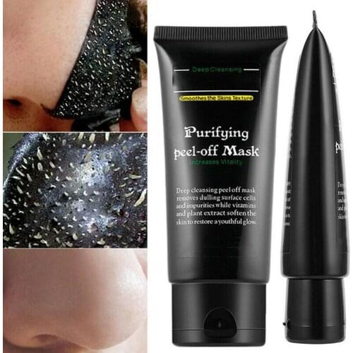 Bamboo Charcoal Blackhead Remover Face Mask Oil-Control Nose Black Dots Mask Acne Deep Cleansing Beauty Cosmetics Skin Care