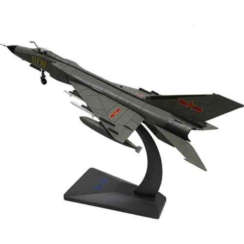 1/72 Scale Alloy Fighter China Air Force J-8 Aircraft J8 Model Toys Children Kids Gift for Collection Desk Decoration