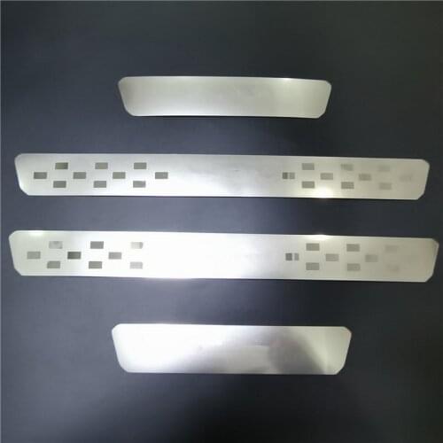 Stainless Steel Door Sill Scuff Plate Trim Threshold Pedal Protectors For Citroen C5 Aircross C3 2017 2018 2019 Car Accessories