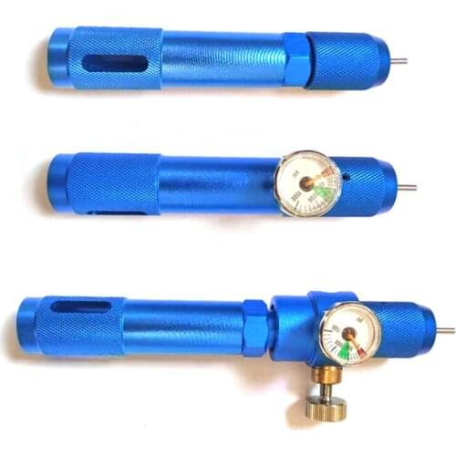 Inflator Pump 12g CO2 Cartridges Mini Reusable Refill Gas Cylinder Capsule Airsoft GBB Adapter Pistolet co2 Gun Inflatable PCP