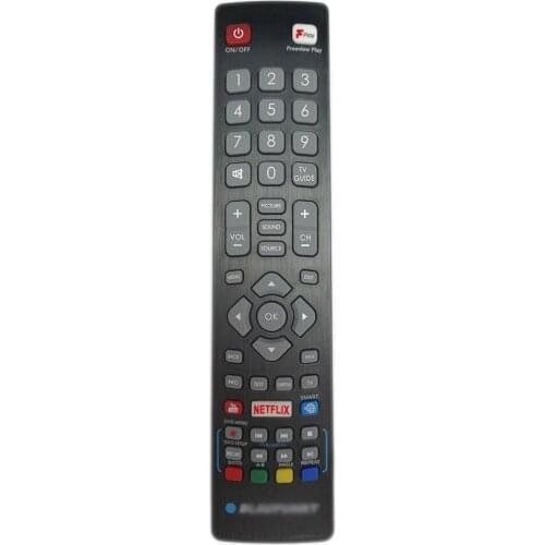 New Genuine POF/RMC/0001 For Blaupunkt Smart TV Remote 40/138Q-GB-11B4-FEGPF-UK Netflix Freeview Play