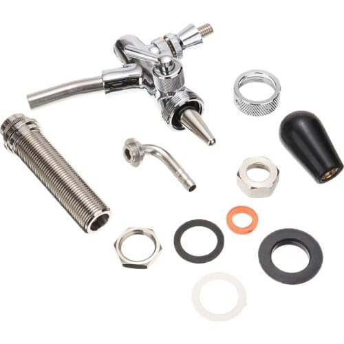 G5/8 Thread Stainless Steel Beer Tap Adjustable Flow Control Beer Tap 98mm DIY Home Brewing Bar Beer Wine Making Barware Tool