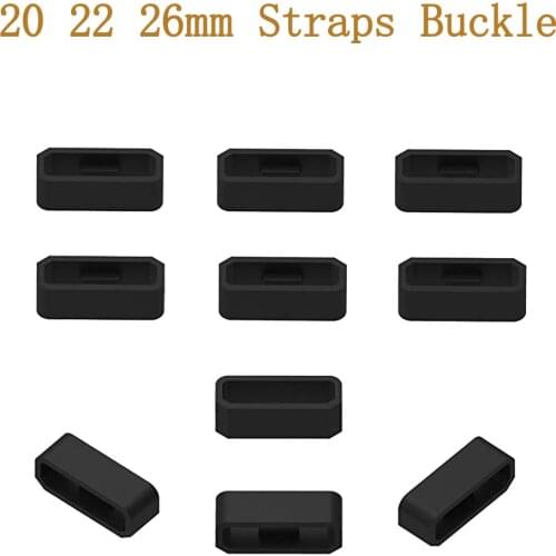 20mm 22mm 26mm Watch Strap fasten Loop Keeper For Garmin Fenix 6X 6X 6 Pro 5X 5S 5 Plus 3 HR 935 945 Replacement Retaining Ring