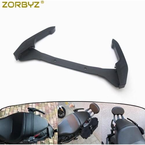 ZORBYZ Black Motorcycle CNC Aluminum Handgrip Rear Grab Passenger Hand Grip Handrail Hand Rail Side Armrest For Benelli 502C