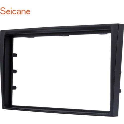 Seicane 173*98/178*100/178*102mm Black 2 Din Car Radio Dash CD Frame Fascia for Opel Vectra Astra Zafira OEM style
