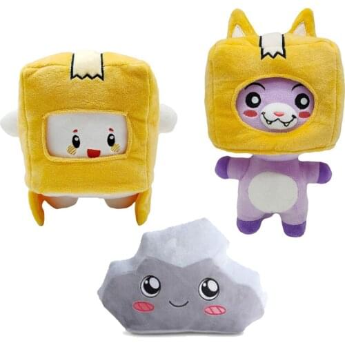 20-29cm Lankybox Removable Cartoon Robot Soft Toys Kids Cartoon Stuffed Dolls Birthday Gift Christmas Gifts Girl Bed Pillow