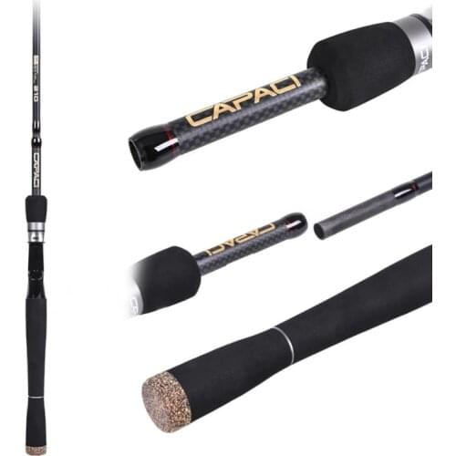 2.1-2.7m Carbon Fibre Spinning Rod Lure Weight Ultralight Spinning Rods 6-15LB Line Weight Spinning Fishing Rod