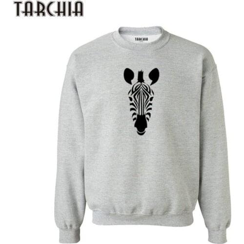 TARCHIA 2021 Zebra European Style Hoodies Hoody Pullover Sweatshirts Oversized New Clothes Sportswear Sweatshirt Men Autumn