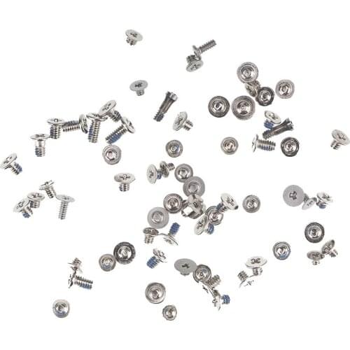 Silver Bottom Dock Screw Complete Screws Full Set Replacement Repair for iPhone6s 7 8 iphone 6s plus 8 7 plus Mobile Accessories