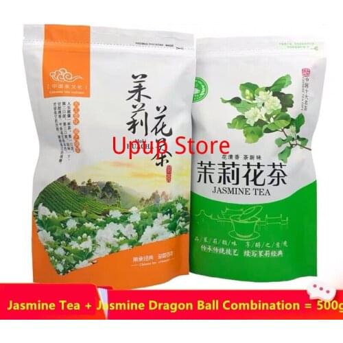 Organic JasmineFlower/ Tea 2021 Year Jasmine Pearls Natural Fresh Jasmine Dragon-Balls Thecombination Health Care Green,Tea500g