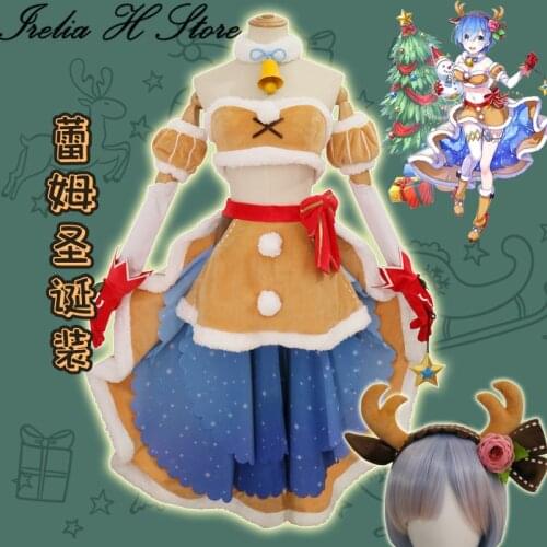 Re: Life in a different world from zero Christmas tree elk Lam Rem Cosplay costume sexy Halloween costume for women