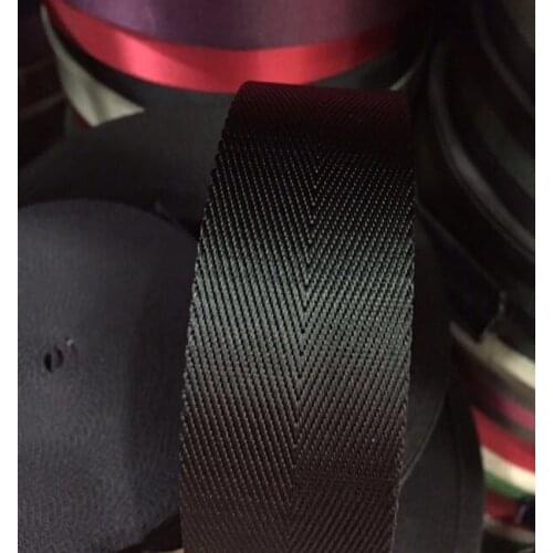 1" Nylon Webbing Black , thickness 1.35mm