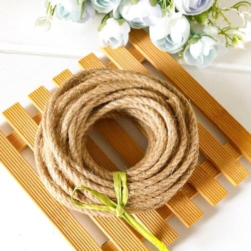 10M/20M/30M Natural Hemp String Party Wedding Gift Wrapping Cords Thread DIY Gift Box Packaging Decorative Jute Rope