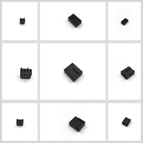 2.54mm Pitch Spacing Fan 3Pin 4Pin Male Connector Housing With Terminals