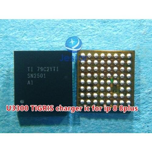 3-50pcs NEW ORIGINAL SN2501A1 SN2501 U3300 63pin TIGRIS T1 charging charger ic chip for iphone 8 8plus X