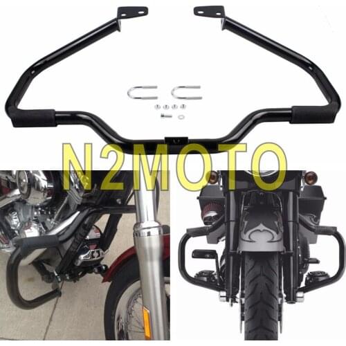 Motorcycle Highway Engine Guard Crash Bar Protector For Harley Dyna FXD 2006-2017 Street Bob Fat Bob Low Rider Super Glide FXDWG