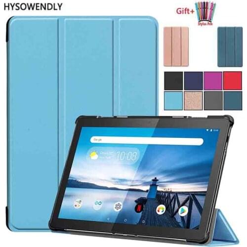 Case for Lenovo Tab M10 FHD Plus TB-X606X X606F 10.3 Smart TPU Leather Funda for Lenovo Tab M10 HD X605F 10.1" Stand Shell Cover